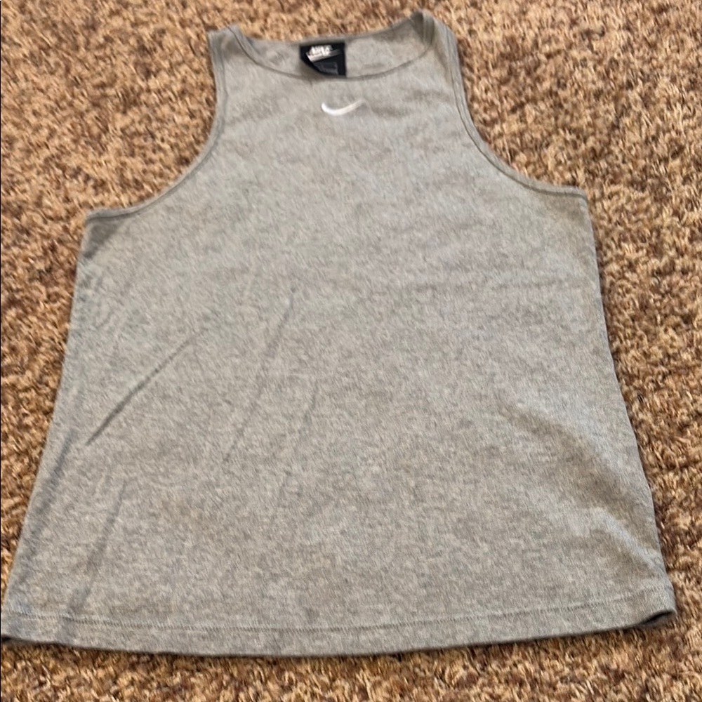 Nike Heather Gray Sleeveless Top